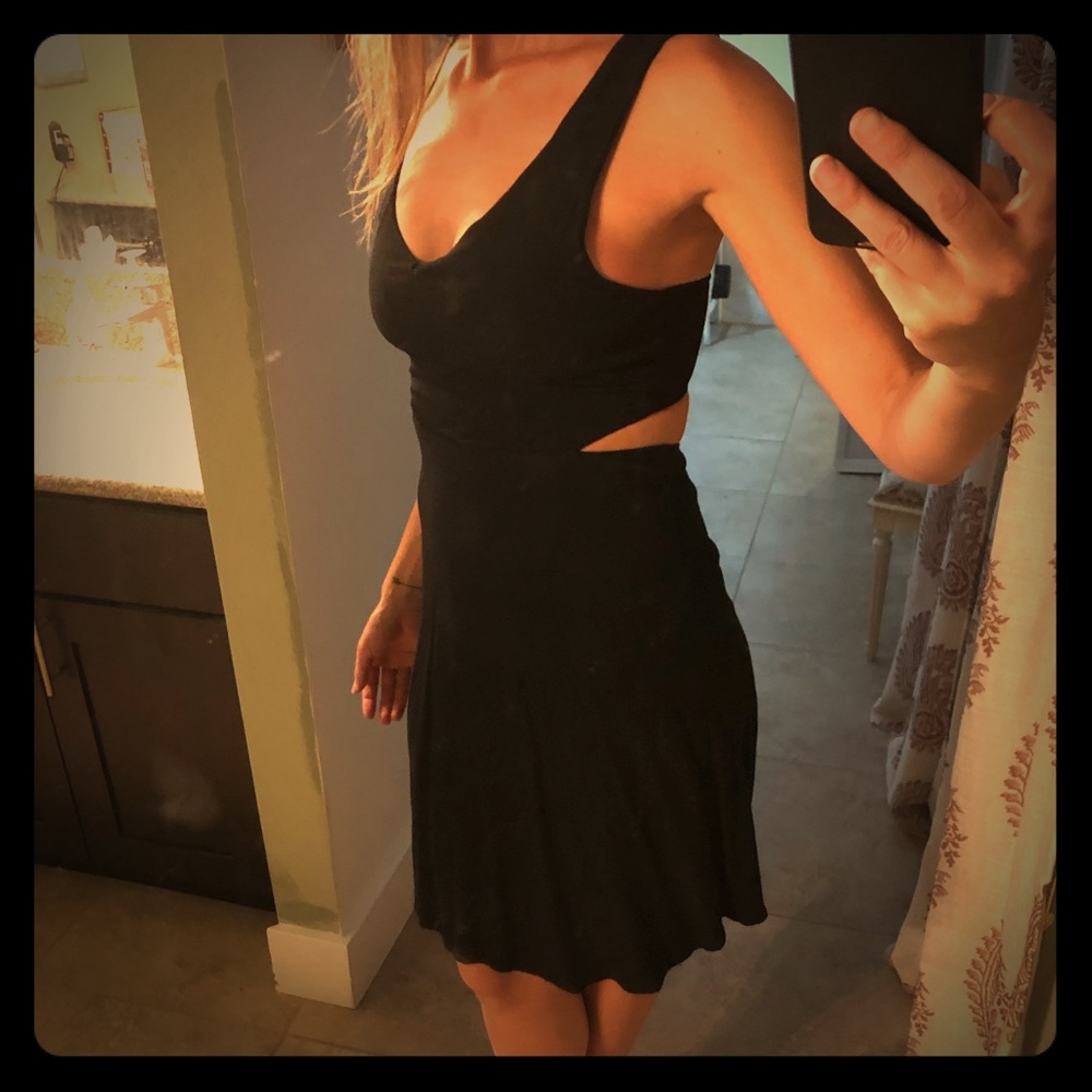 Lush black cocktail dress small